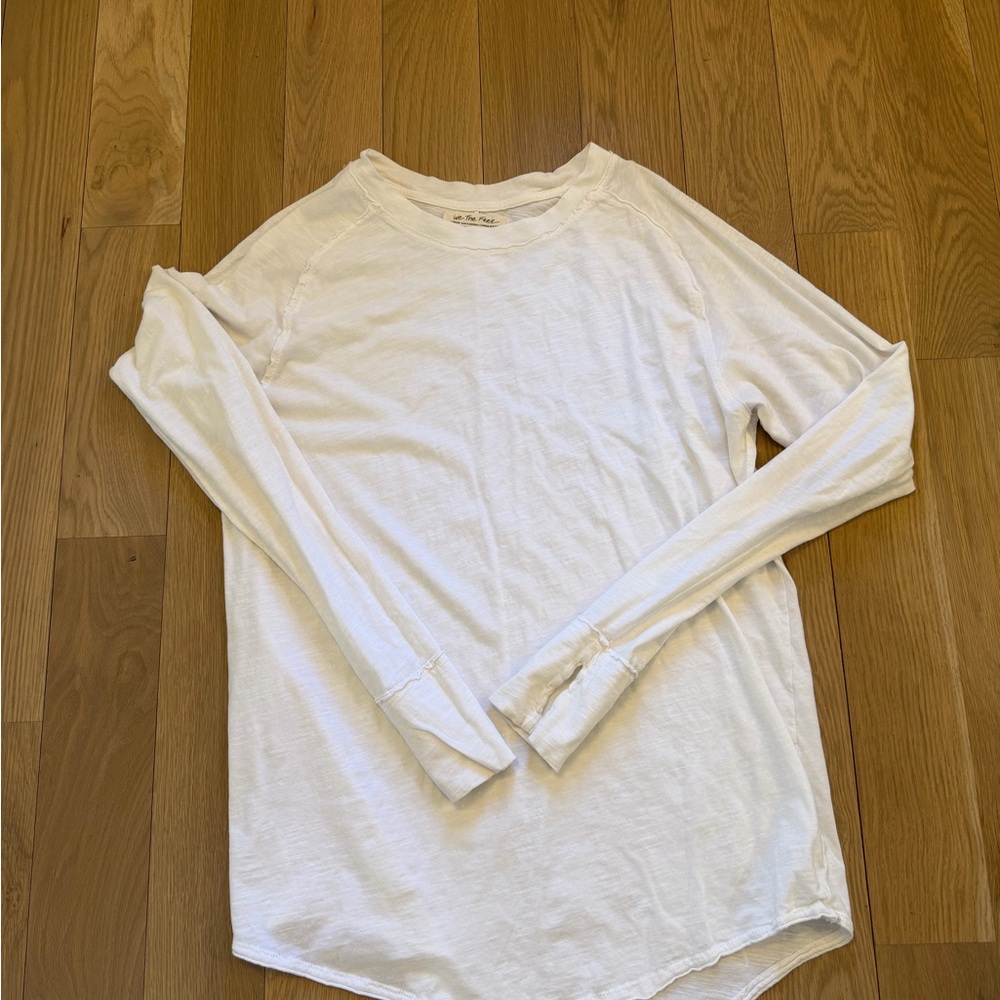 We The Free Ivory Long Sleeve Top